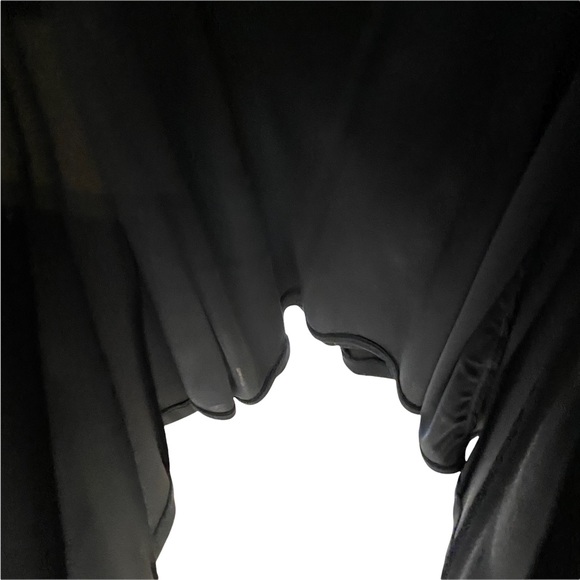 Betsey Johnson Yoke Black Mesh Fit Flare Cocktail Party Dress Size 6 - Picture 7 of 10